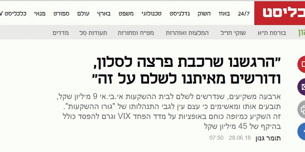תביעה מבית השקעות